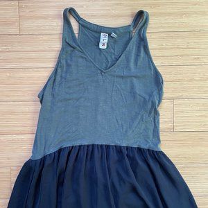 Anthropologie Double Lined Drop Waist Midi Tank Dress